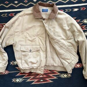 Pendleton Vintage Wool Blanket lined Jacket Made in the USA
